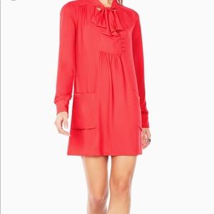 BCBG Coral Necktie Cocktail Dress NWOT